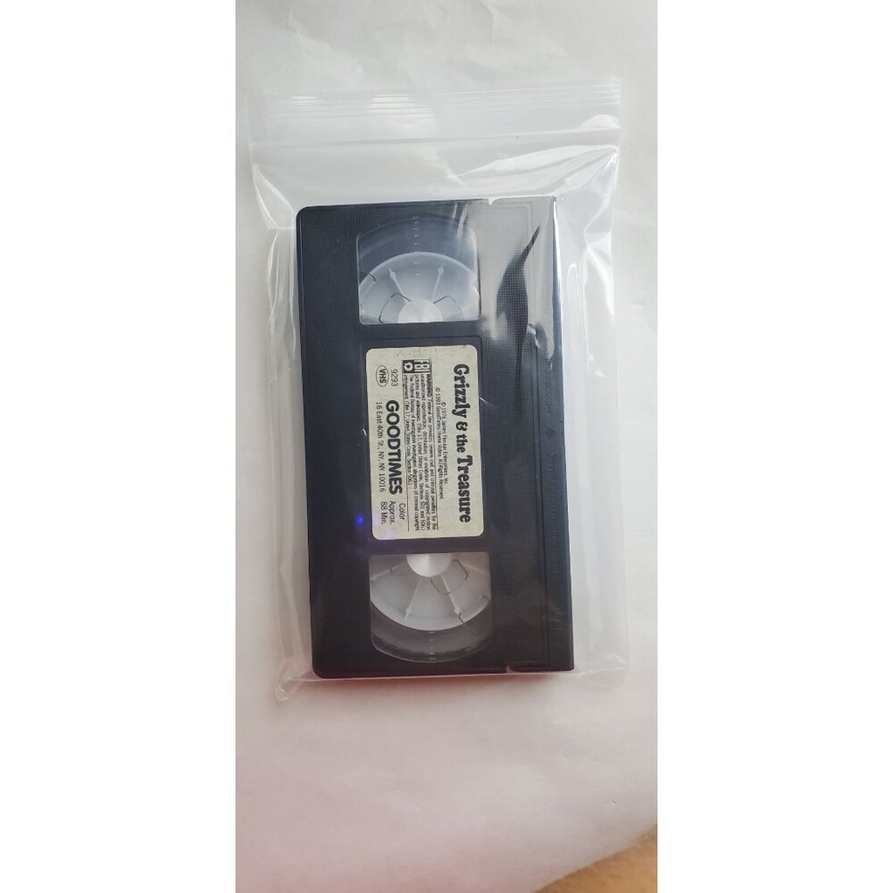 Grizzly & The Treasures VHS Tape 1993 - GoodTimes Home Video